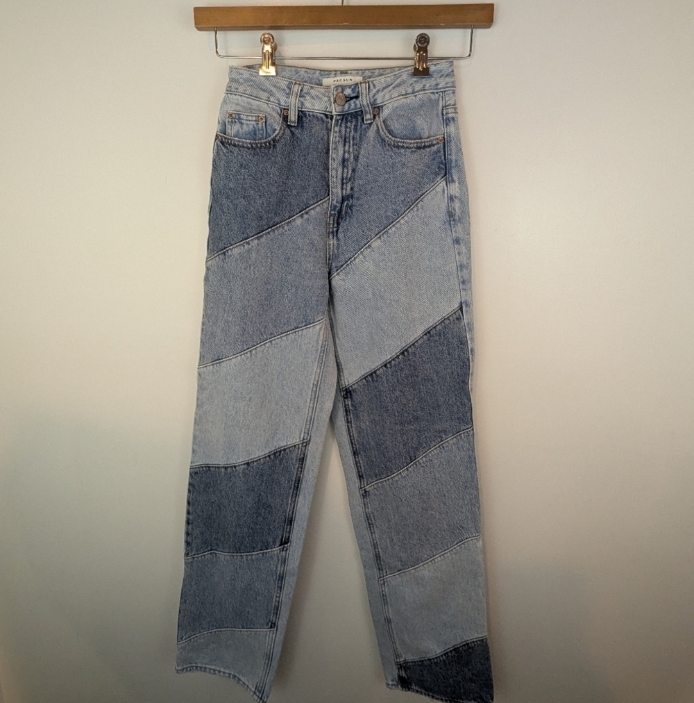 PacSun Eco Diagonal Seam '90s Boyfriend Jeans, Sz 25